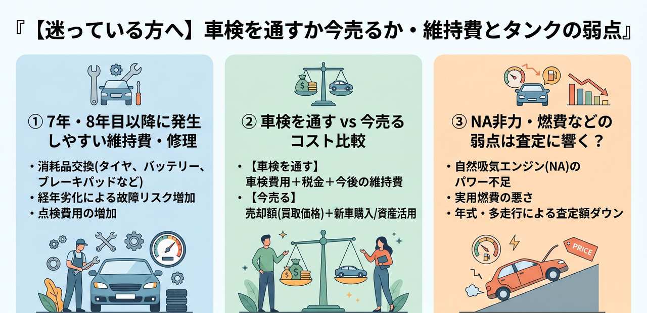 【生産終了でも安心】タンクが現行ルーミーと同じ価値で売れる理由についての解説画像