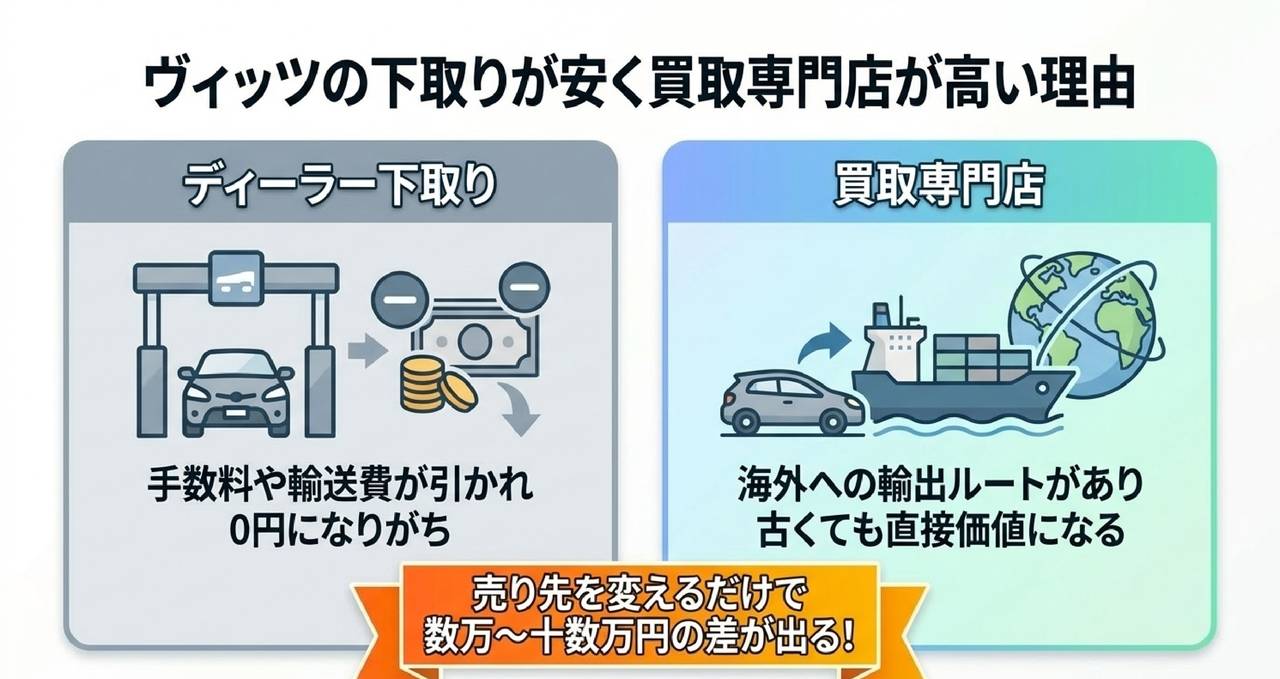 ヴィッツ7年落ち(2019年式)の買取相場|ハイブリッド・GR SPORTも対象の後期型についての解説画像
