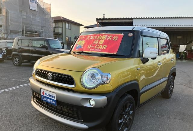 クロスビー7年落ち(2019年式 HYBRID MZ ラッシュイエロー×ホワイト2トーン